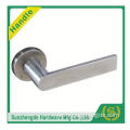 SZD STLH-005 2016 New Model Lever Door Handle Steel On Round Rose Stainless Set